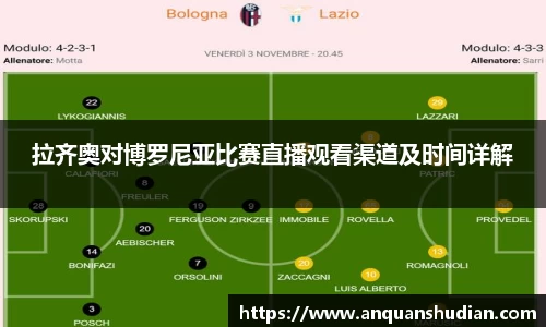 拉齐奥对博罗尼亚比赛直播观看渠道及时间详解